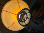 Vtg Ford Tiffany Dealer Promo Display Sign Table Lamp 70's Store Fixture Auto!