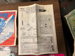 VTG Made in USA Lot of 2 Estes Rocket Model Kit sets: Screaming Eagle The Alpha