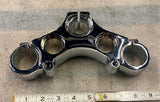 Chrome Top Triple Tree Harley Sportster 883 1200 Dyna FXR 39mm 1988-2003 FXD