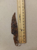 BC AD Medieval Iron Knives Leaf Blade Twisted Tang Dagger Spear Point Italy
