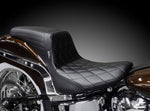 Le Pera Kick Flip Step Seat Diamond Cut Harley Softail Heritage Deluxe FLDE FLI