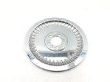 Harley Softail Deuce FXSTD Chrome Rear Belt Pulley Cover 70T Ribbed 2000-2007