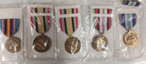 US Military Medals Lot of 5 Iraq Afghanistan GWOT Civilian Service Air And Space