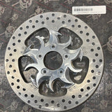 Xtreme Machine 11.5 Harley touring Drilled Front right Brake Rotor Turbo Disc