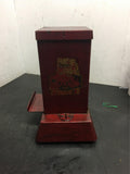RARE Vintage Red metal Ohio match vending machine 2 books 1 penny northwestern