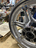 NOS 6 Spoke Mag Wheel Harley 3.00x16 Thunder air Star Chrome Dyna Softail OEM 00