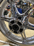 NOS 6 Spoke Mag Wheel Harley 3.00x16 Thunder air Star Chrome Dyna Softail OEM 00