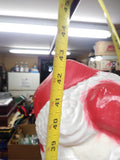 Vtg Union Plastics Blow Mold Santa Clause 43" Lighted Christmas Yard Display