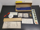 VTG GUILLOW'S MESSERSCHMITT BF-109 GERMAN WW2 FIGHTER PLANE-BALSA WOOD-COMPLETE
