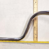 New 1" Chrome Handlebars 32 3/4" Rise 8" Pull 8" Med Buckhorn 07-12511