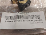 07-48712 Handlebar Harley Hi Low Rocker Style Switch 71546-75 Button Motorcycle