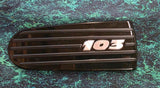103 Black Air cleaner Insert Decal Emblem Twin Cam Harley Touring Softail t/o