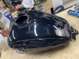 Harley Road King FLHR Vivid Black Fuel Gas Tank Emblems 2008+ Clean Factory pain