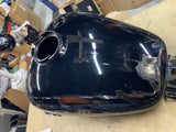 Harley Road King FLHR Vivid Black Fuel Gas Tank Emblems 2008+ Clean Factory pain