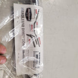 New BikeMaster Chrome Drag Bar 7/8 Universal Handlebar 28â€³ w 3 3/4â€³ pull 11-0500
