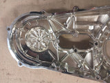 New Chrome Outer Primary Cover 3 Bolt 1994-1999 Harley Starter Shaft Hole