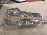 New Chrome Outer Primary Cover 3 Bolt 1994-1999 Harley Starter Shaft Hole