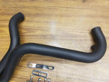 1 3/4" Black LAF L.A.F Drag Pipes Exhaust Harley Softail Touring Dyna Sportster