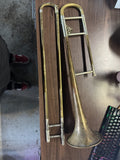 Vintage F.E. Olds Trombone "It's a Bear" with Gig Bag - 1920s/1930s Era