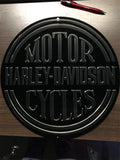 HARLEY DAVIDSON METAL SIGN - â€‹METAL SIGN FOR YOUR MAN CAVE - PLATINUM DISC TIN