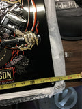 HARLEY DAVIDSON ANDE ROONEY RIDE BONE METAL SIGN MAN CAVE/GARAGE GREAT GIFT