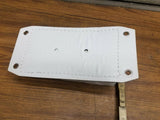 White Diamond Stitch P Pad Passenger Seat Harley chopper Bobber Motorcycle solo