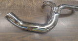â€‹EXHAUST 2 Into 1 FLT Glide LAKE 6 SPEED 45 DEGREE  2007-2013 CHROME W/BILLET