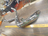 â€‹EXHAUST 2 Into 1 FLT Glide LAKE 6 SPEED 45 DEGREE  2007-2013 CHROME W/BILLET