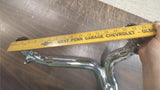â€‹EXHAUST 2 Into 1 FLT Glide LAKE 6 SPEED 45 DEGREE  2007-2013 CHROME W/BILLET
