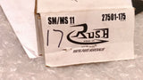 Rush 27501-175 Chrome Slip On Mufflers Harley 2007-15 Softail Softail Deluxe