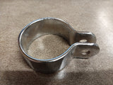 1 1/2 Chrome Exhaust Muffler Clamp British Custom Motorcycle Triumph BSA No Bolt
