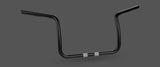 Black Khrome Werks 12" 1" Wide Sweeper Handlebars USA Harley Bagger Road Glide