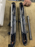 Hardbody Chrome 41MM Torpedo Fork Legs Single or Dual Disc 84-99 Softail Chopper