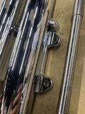 Hardbody Chrome 41MM Torpedo Fork Legs Single or Dual Disc 84-99 Softail Chopper