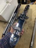 Hardbody Chrome 41MM Torpedo Fork Legs Single or Dual Disc 84-99 Softail Chopper