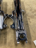 Chrome 41MM Fork Lower Legs Harley Touring Ultra Classic road king 84-99 Sliders