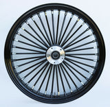 Fat spoke 21x3.5 Wheel Black Harley Softail Bagger Chopper Sportster dyna Tourin