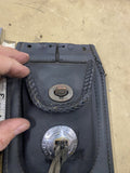 Harley OEM Leather Motorcycle Fuel Tank Bib Panel Pouch Concho Softail 91408-00