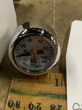Mini Oil Pressure Gauge Harley Softail Chopper Shovelhead Evo Touring FXR Dyna