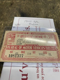 Vtg 1940s Indiana Operators Drivers License Bureau John millholland Auto Truck!