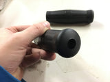 Coke Bottle Grips Harley Bobber Chopper 1" Panhead Sportster FLH FX Softail Blac