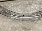 2.15x21 Drop Center 40 spoke Chrome Rim Wheel Harley Sportster Softail Dyna NEW!