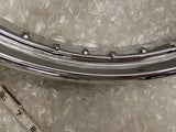 2.15x21 Drop Center 40 spoke Chrome Rim Wheel Harley Sportster Softail Dyna NEW!