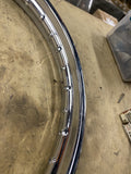 1.40X16 OEM Araya Rim Wheel Japan NOS Vtg Chrome 36 spoke Honda XR75 SL70 XL70