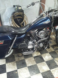 Lake 2 into 1 Turnout Header Exhaust Pipe Harley Softail Dyna Chopper Evo Twin C