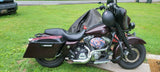 Lake 2 into 1 Turnout Header Exhaust Pipe Harley Softail Dyna Chopper Evo Twin C