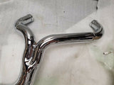 Lake 2 into 1 Turnout Header Exhaust Pipe Harley Softail Dyna Chopper Evo Twin C
