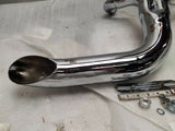 Lake 2 into 1 Turnout Header Exhaust Pipe Harley Softail Dyna Chopper Evo Twin C