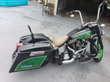 Lake 2 into 1 Turnout Header Exhaust Pipe Harley Softail Dyna Chopper Evo Twin C