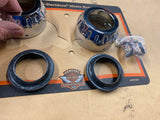 Harley Davidson Chrome Front Fork Slider Cover 41mm Softail Wide Glide FXST OEM